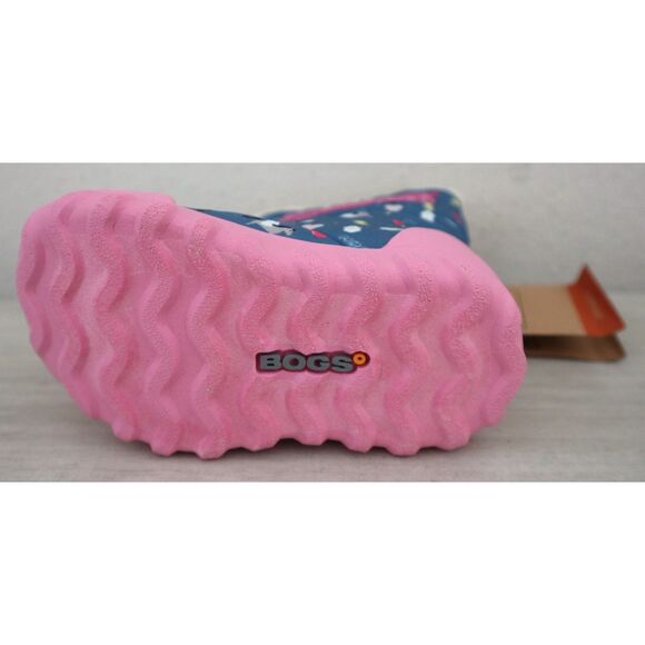 Bogs 72603I-469 Baby Girls Sz 6 Dark Blue Multi B-Moc Pegasus Snow Boots - Picture 8 of 13
